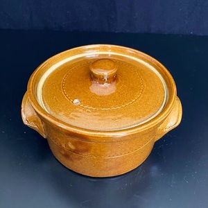 Vintage PEARSONS of CHESTERFIELD 500ml Lidded Stoneware Oven Dish